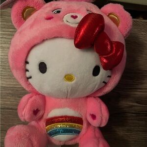 Hello kitty and Care Bears plushie